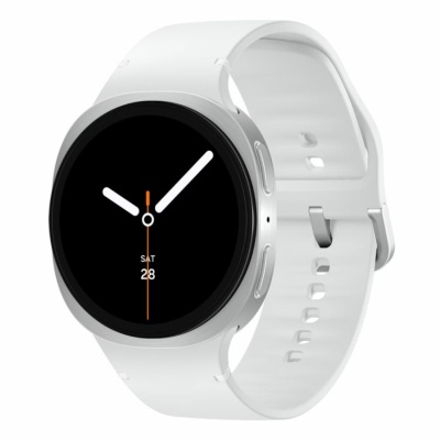SG Watch8 44mm 1.47" L335 (eSIM Cellular) Silver / White strap