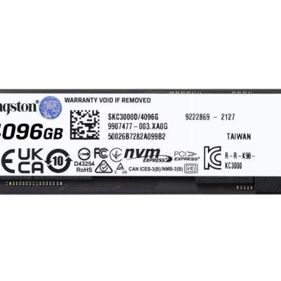 SSD Kingston SKC3000D/4096G, 4TB, M2 NVMe - Img 3