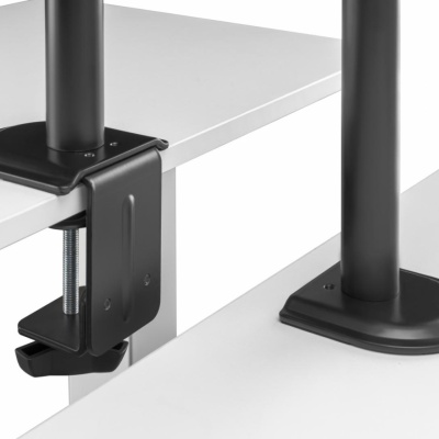 Suport 2 monitoare SeriouxMM66-C024, brat articulat monitor, compatibilitate dimensiune ecran 17"-32", greutate maximă suportata: (per ecran): 9kg, VESA: 75x75, 100x100, inclinare: +45°~-45°, pivotare: +90°~-90°, rotația ecranului: + 180°~-180°, - Img 14