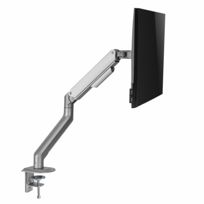 Suport monitor Serioux MM63-C012, compatibilitate dimensiune ecran 17"-32", greutate maximă suportata: (per ecran): 2~9kg, VESA: 75x75, 100x100, inclinare: +55°~-55°, pivotare: +90°~-90°, rotația ecranului: + 180°~-180°, instalare: clemă, grommet - Img 9