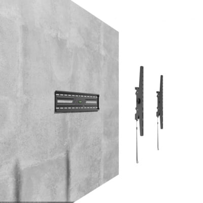 Suport perete TV Serioux 37-86" Tilt 75kg Profil 50mm Material: Otel Finisarea suprafeței: vopsea electrostatica Dimensiune ecran: 37"-86" Compatibilitate VESA: 75x75, 100x100, 100x150, 150x100, 100x200, 200x100, 150x150, 200x200, 200x300, 300x200, - Img 9