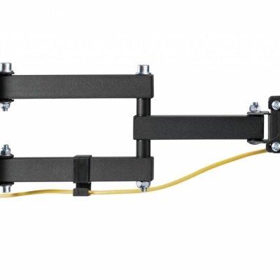 Suport TV Serioux LCD/LED, TV68-223, compatibilitate dimensiune ecran 23"-43", material otel, VESA:100x100, 100x200, 200x100, 200x200, greutate maximă suportata: 30 kg, profil: 56~378mm, inclinare: ＋3°～-10°, pivotare: +90°~-90°, management cabluri, negru - Img 6