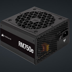Sursa Corsair RM750e 80-PLUS Gold, 750W, full modulara ATX Connector 1 ATX12V Version 3 Continuous power W 750 Watts MTBF hours 100,000 hours 80 PLUS Efficiency Gold Zero RPM Mode Yes Cable Type Type 4 EPS12V Connector 2 Modular Fully PCIe Connector 3
