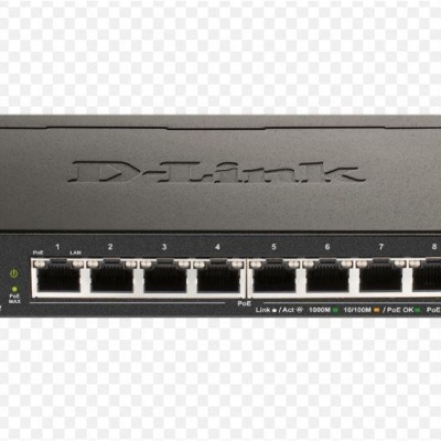 Switch D-Link DGS-1100-08V2, 8 port, 10/100/1000 Mbps
