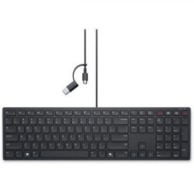 Tastatura DELL KB525C, USB, Negru - Img 5