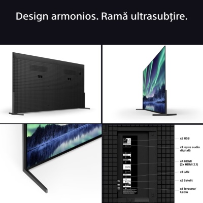 Televizor Sony BRAVIA 8M2 OLED 65XR8M2, 164 cm, Smart Google TV, 4K Ultra HD, 100 Hz, Clasa F - Img 6