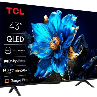 Televizor TCL QLED 43P7K, 108 cm, Smart Google TV, 4K, Clasa F - Img 2