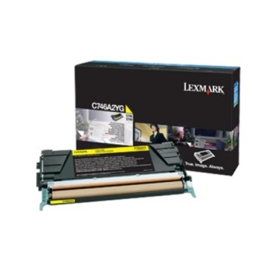 Toner Lexmark C746A3YG, yellow, 7 k, C746dn , C746dtn , C746n ,C748de , C748dte , C748e - Img 2