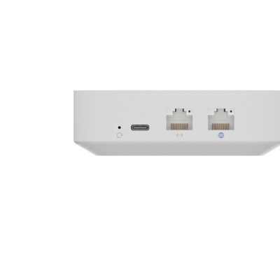 Ubiquiti Gateway lite, UXG-LITE, Dimensiuni: 98 x 98 x 30 mm, greutate: 320g, Procesor: Dual-core ARM® Cortex®-A53 at 1 GHz, Memorie:1 GB DDR3L, Interfata: 1 x GbE RJ45, 1 x WAN GbE RJ45, Alimentare: USB type C (5V/3A), Bluetooth 5.1. - Img 2