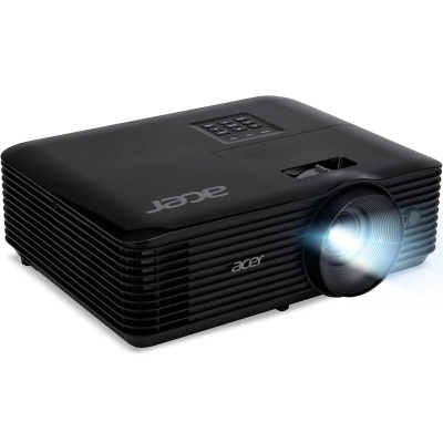 Videoproiector Acer X1228Hn, XGA 1024* 768, up to WUXGA 1920* 1200, 4.800 lumeni/ 3.840 lumeni Ecomode, 4:3/ 16:9, 20.000:1, zoom optic 1.1x, dimensiune maxima imagine 300", distanta maxima de proiectie 11.8 m, boxa 3W, lampa 6.000 ore/ 15.000 ore