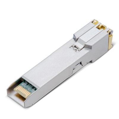 "10GBASE-T RJ45 SFP+ Module SPEC: 10Gbps RJ45 Copper Transceiver, Plug and Play with SFP+ Slot, Support DDM (Temperature and Voltage), Up to 30 m Distance (Cat6a or above)"