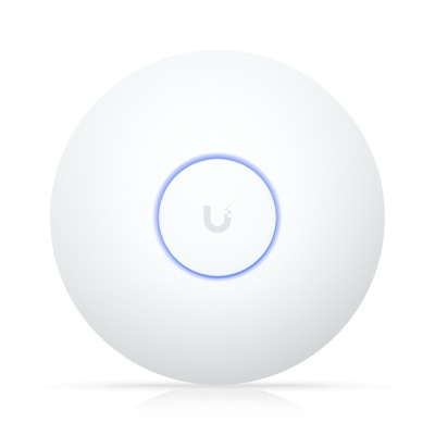 Acces point Ubiquiti U7-LR Wifi 7, 1 x RJ-45 port, 7300 Mbit/s, tensiune DC 42.5 - 57 V, alb