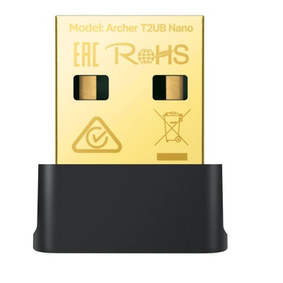 Adaptor wireless TP-Link, ARCHER T2UB NANO; AC600 Dual-band, USB 2.0; Bluetooth 4.2, Wireless Standards: EEE 802.11ac, IEEE 802.11a, IEEE 802.11n, IEEE 802.11g, IEEE 802.11b, 5GHz - 433Mbps, 2.4GHz 200Mbps, Dimensiuni: 15.7*7.4*19.2mm.