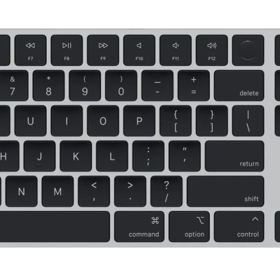 Apple Magic Keyboard (2024) w Touch ID and Numeric Keypad - Romanian - Black Keys