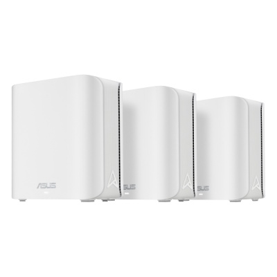 Asus Zen WIFI dual-band whole-home coverage, BD4 (W-3-PK), Network Standard: IEEE 802.11a, IEEE 802.11b, IEEE 802.11g, WiFi 4 (802.11n), WiFi 5 (802.11ac), WiFi 6 (802.11ax), WiFi 7 (802.11be) IPv4, IPv6, internal antenna x 4, Transmit/Receive: 2.4 GHz 2