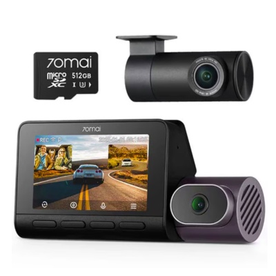 Camera auto DVR 70mai T800 Premium 4K, 146 FOV, ADAS, GPS, Night Vision,Wi-Fi