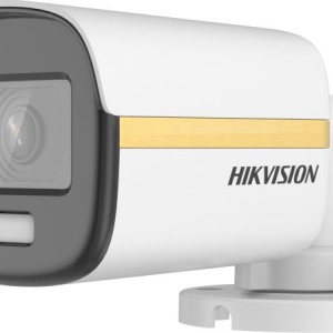 Camera de supraveghere Mini Bullet 8MP Hikvision DS-2CE10UF3T-E(2.8MM), lentila fixa 2.8mm, iluminare: 0.0005 Lux@(F1.0, AGC ON), 0 Lux cu lumina alba, lumina alba:20m, iesire: 1x analog HD, alimenatre: 12 VDC, PoC, protectie: IP67, dimensiuni: 161.1 mm