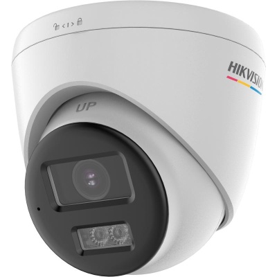 Camera de supraveghere Turret 4K Hikvision DS-2CE72UF3T-LS(2.8MM), lentila fixa 2.8mm, iluminare min: 0.0005 Lux @ (F1.0, AGC ON), 0 Lux with cu lumina alba: 40m, IR 40m, iesire TVI, alimentare: 12 VDC ± 25%, Max. 5.4 W, protectie: IP67, dimensiuni: Ø110