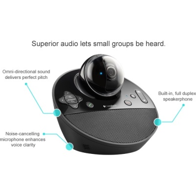Camera videoconferinta Logitech BCC950, rezolutie Full HD 1080p - Img 6