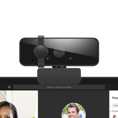 Camera web Lenovo 310 FHD cu microfon integrat; conectivitate: USB-A, rezolutie: 1920x1080 la 15fps, 20fps, 25fps, 30fps (MJPEG); camp vizual: 85°; compatibila cu: Windows 10, Windows 11, Mac OS, ChromeOS; greutate: 251g; culoare: negru - Img 4