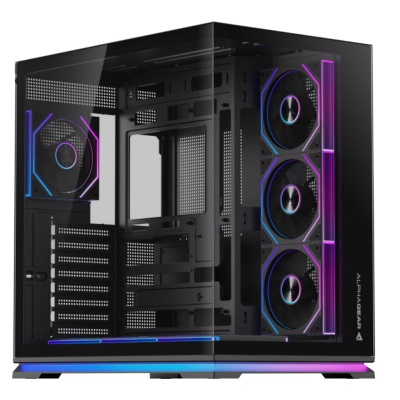 Carcasa ALPHAGEAR Ironclad mark 2, RGB, Mid Tower, Black