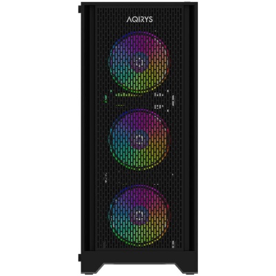 Carcasa AQIRYS Avior, RGB, Mid Tower, Black - Img 3