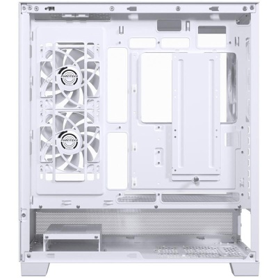 Carcasa PHANTEKS XT VIEW Mid Tower DRGB ALB, Tempered Glass, Sloturi Expansiune 7, Drive Bays: 2x 3,5" 5x2,5", Ventilatoare Suportate: 7 (spate: 1x120mm sau 1x140mm, sus: 3x120mm sau 2x140mm, Placa intermediara: 3x120mm ), Ventilatoare incluse: 3(fata: - Img 8