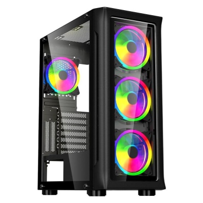 Carcasa Spacer SHIELD Mid Tower NEGRU