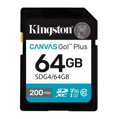 Card de Memorie SDXC Kingston64GBCanvas GO Plus