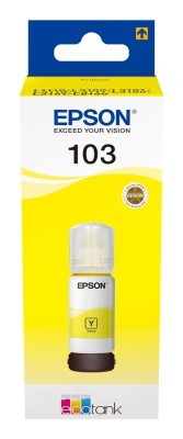 Cartus cerneala Epson 103 ECOTANK , yellow, capacitate 70ml, pentru L1110, L1110 CIS, L1110 MEAF, L3100 CIS, L3101 CIS, L3110, L3110 CIS, L3110 MEAF, L3111. - Img 3