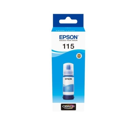 Cartus cerneala Epson 115, cyan, capacitate 70ml / 6200 pagini, compatibil cu: Epson EcoTank L8160, EcoTank L8180. - Img 3