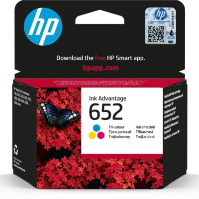 Cartus cerneala HP , F6V24AE, 200 pagini, Deskjet 2135 AIO,NR.652 - Img 2