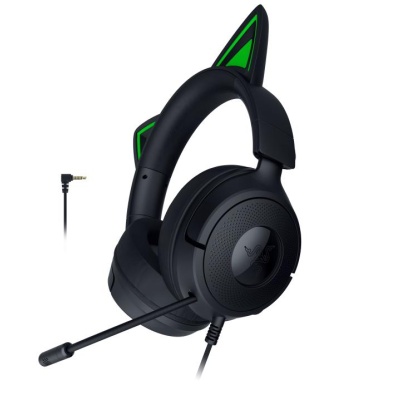 Casti Gaming Head-band Razer Kraken Kitty V3 X, Wired, Negru