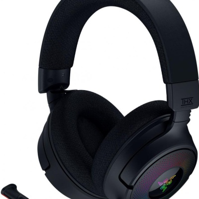 Casti Gaming Head-band Razer Kraken V4, Wireless, Negru