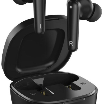 Casti Genius HS-M910BT True Wireless, intraauriculare, microfon, Bluetooth 5.0, USB C, negru - Img 2