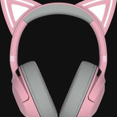 Casti Razer Kraken Kitty V2 Bluetooth 5.2Quartz Edition - Img 3
