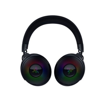 Casti Razer Kraken V4 Pro, wireless, bluetooth, cu fir, frecventa raspuns 20 Hz – 28 kHz, conectivitate wireless: 2.4 GHz Wireless prin OLED Control Hub sau Bluetooth 5.3, cu fir USB-A sau 3.5mm, microfon retractabil Razer™ HyperClear Super Wideband - Img 3