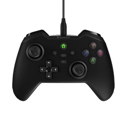 Controller cu fir Genesis Mangan 300, interfata USB, 19 butoane, negru - Img 4