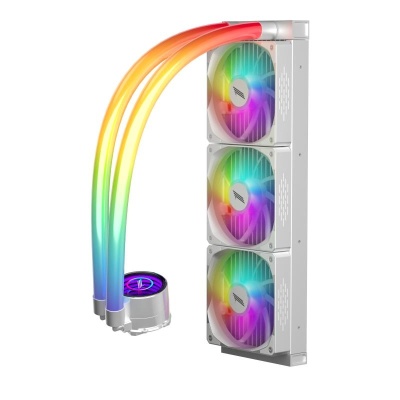 Cooler Procesor 1STPLAYER MOTHRA MT360 INFINITE SPACE ARGB ALB - Img 7
