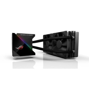 Cooler procesor ASUS ROG RYUJIN 240, racire cu lichid, Aura Sync, RGB, OLED LiveDash - Img 7