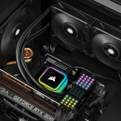 Cooler Procesor CORSAIR H115i ELITE RGB NEGRU - Img 12