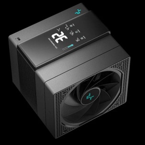 Cooler Procesor DEEPCOOL ASSASIN IV VC VISION NEGRU, marime heatsink 140x110x160mm, un ventilator, viteza ventilator 500-1800 RPM +/- 10%, Airflow: 61.25 CFM, Suport AMD: AM4/AM5, suport INTEL: LGA 1700/1200/1151/1150/1155/2011-v3/2011/2066, nivel de - Img 5