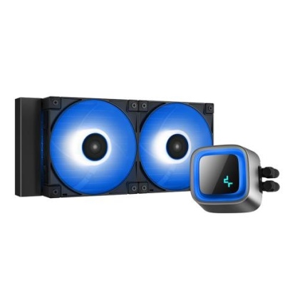 Cooler Procesor DEEPCOOL LS520 NEGRU, marime radiator 120mm, 2 ventilatoare ARGB, Viteza ventilatoare 500-2250 RPM +/- 10%, Viteza pompa: 3100 +/- 10%, Suport AMD: AM4/AM5/sTRX4/sTR4, suport INTEL: LGA 1700/1200/1151/1150/1155/2066/2011-v3/2011, Airflow: - Img 3