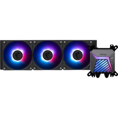 Cooler Procesor MSI MAG CORELIQUID A15 360, Lichid, 12 cm, 3 ventilatoare, aRGB