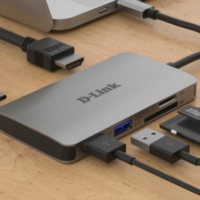 D-Link DUB-M610 6-in-1 USB-C Hub with HDMI, SD/microSD card reader and powerdelivery, DUB-M610,1* USB-C connector with USB cable 11.5 cm, 1* HDMI Port, 2* USB Type-APort (USB 3.0), 1* SD card slot, 1* microSD card slot, 1* USB-C powerdelivery. - Img 6