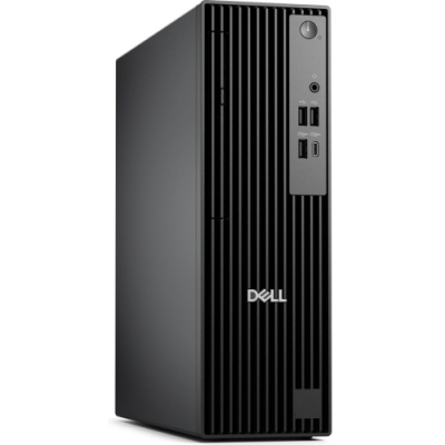 Dell Pro Slim QCS1255, 180W Bronze PSU, ENERGY STAR Qualified, EPEAT Silver with Climate+, AMD Ryzen(TM) 5 8600G (16 TOPS NPU, 6 cores, up to 5.0GHz), Integrated Graphics, 16 GB: 1 x 16 GB, DDR5, up to 4800 MT/s, non-ECC, 512GB SSD, Internal speaker,