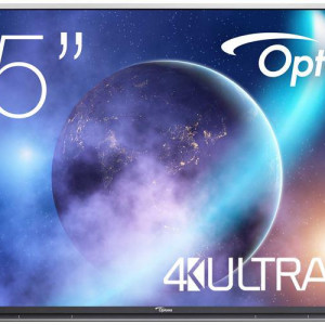 Display interactiv (tabla interactiva) Optoma Seria 5 gen.2 5752RK 75", UHD, 400nit, Direct LED, 6ms, contrast static 5000:1, contrast dinamic 7000:1, mătuire 3%-8%, 50,000 ore, Android 9, CPU A73*4, GPU Mali G52 MC2, RAM 4GB, stocare 32GB. Optoma