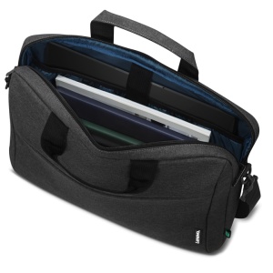 Geanta laptop Lenovo Topload T210 (ECO), 16", Negru, Functii: Rezistenta la apa, Tip inchidere: Fermoar, Material: Poliester, Dimendiuni (Lungime x Inaltime x Adancime): 390mm x 55mm x 275mm, Greutate: 0.456 Kg - Img 5