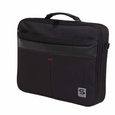Geanta notebook Serioux, SRX-8444, dimensiuni 40 x 30 x 6 cm, compartiment laptop: max 15.6", bretea spate pentru prindere troller, curea de umar ajustabila, material poliester - Img 3