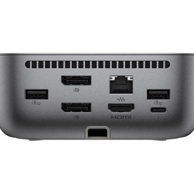 HP Dock Thunderbolt 4 G6 100W, Dimensiuni: 12.1 x 12.1 x 4.95 cm, Greutate: 0.74Kg, 3yw - Img 3